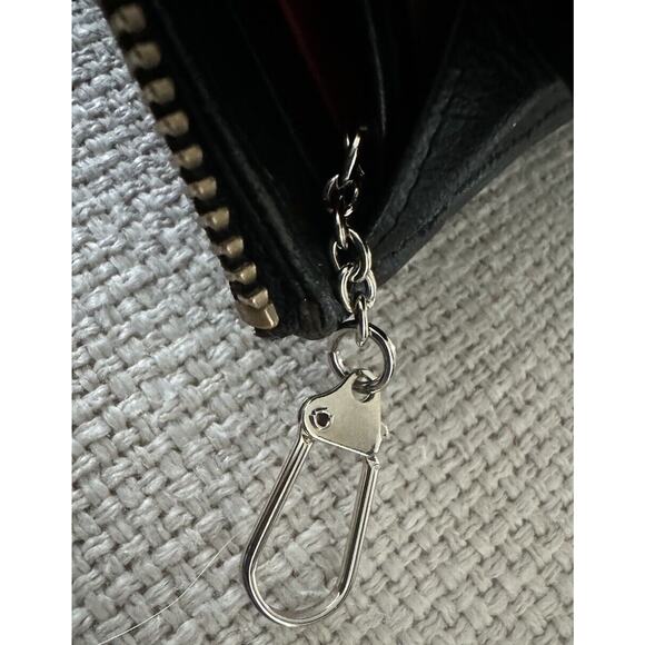 Paul Smith Fold Wallet Zipper Mini Leather Genuine Black - Picture 7 of 13